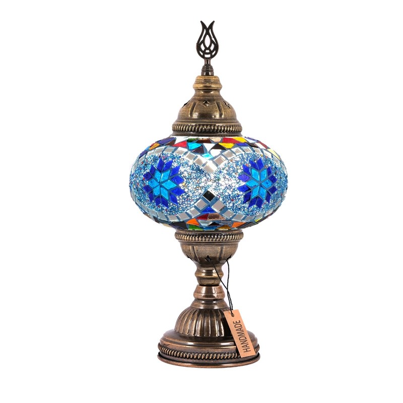 Turkish Lamp, Mosaic Morocan Desk Lamp, Asylove Turkish Authentic Lighting gallery