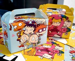 RUGRATS CUPS PLATE BANNER PARTY TABLE COVER SUPPLIES BALLOON CUPCAKE TOPPER CAKE