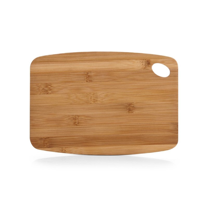 Zeller Cutting Board of Bamboo 26,5×18,5×0,8cm, Beige, 26.5 x 18.5 x 1 cm