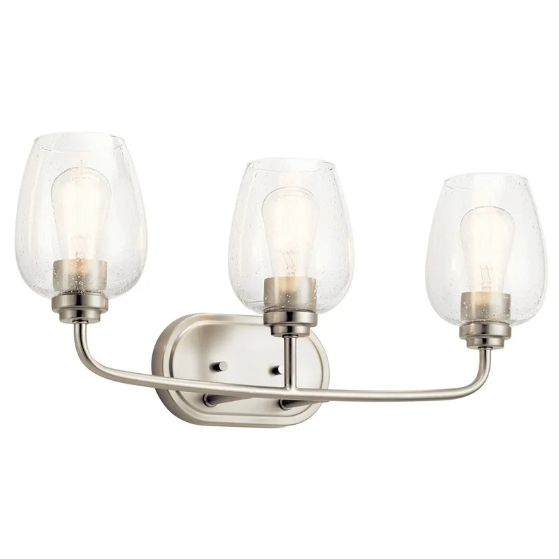Kichler 45129NICS – Valserrano 3 Light 24″ Wide Bathroom Vanity Light