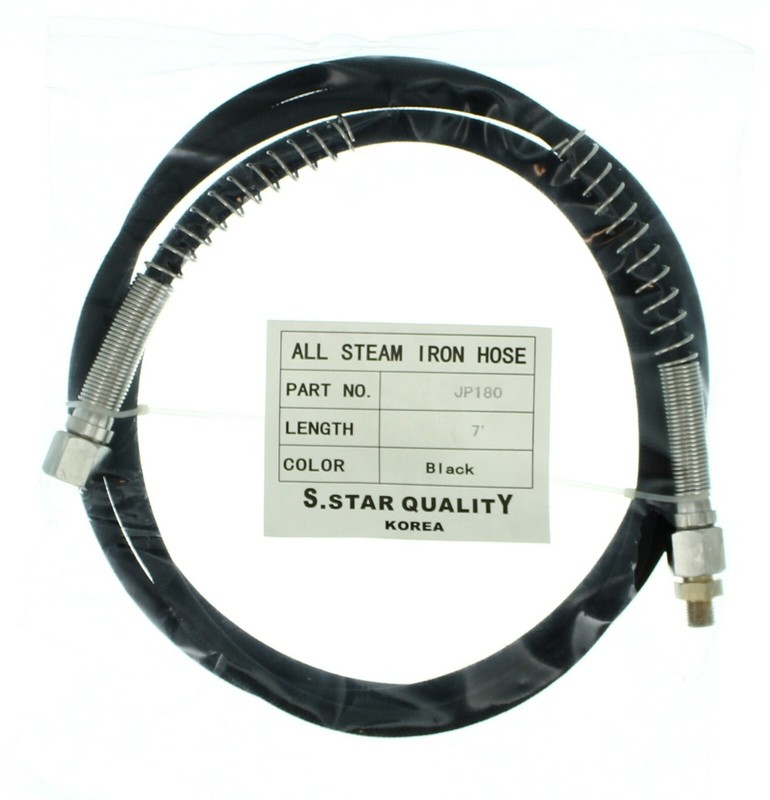 All Steam Silver Star Hose JP180, 7′ Pacific Sapporo Universal Fit Iron Hose