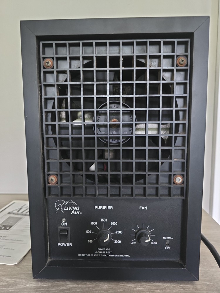 Living Air Classic Wood Air Purifier – Brown (Used)