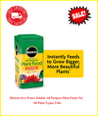 Water Soluble All Purpose Plant Food, For All Plant Types 5 lbs/7.5 lbs