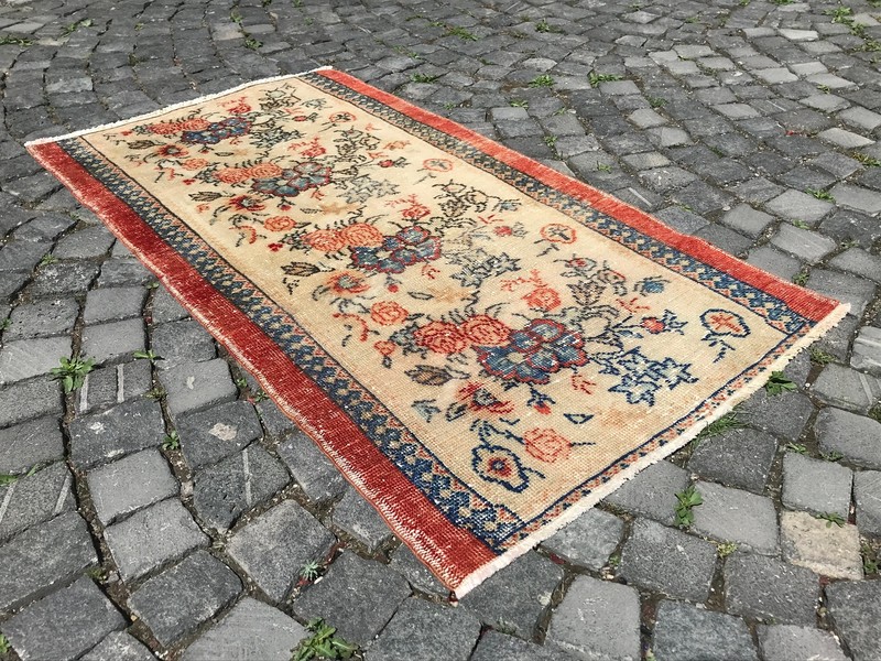 Handmade Rug Turkish Area Rug Vintage Rug Oushak Rug Antique Rug Bohemian Rug