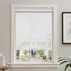Cordless Roller Shades Light Filtering Shades with 5% Openness Solar Screen