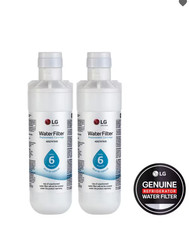 Sealed Genuine 2 PACK LG LT1000P2 6 Month 200 Gallon Refrigerator Water Filter