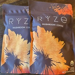 Authentic RYZE Mushroom Coffee – USDA Organic Vegan- 2 Packs – FREE Ship