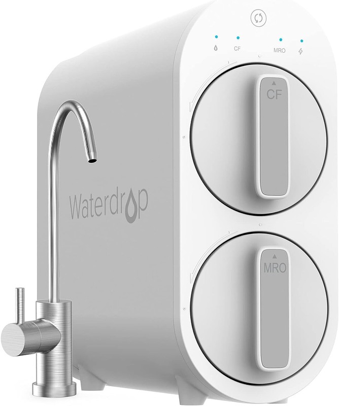 Waterdrop G2 Reverse Osmosis System,Tankless,400 GPD -Certified Refurbished