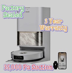 DREAME L60 Ultra Robotic VacuumMop *35,000Pa 212°F Water Wash AI Vision WARRANTY