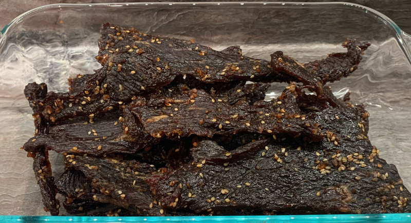 JUAN’S OLD SCHOOL BEEF JERKY 1lb Teriyaki HOT