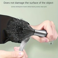 304 Stainless Steel Pot Brush Cleaning Brush Multi-functional Kitchen Wire Brush