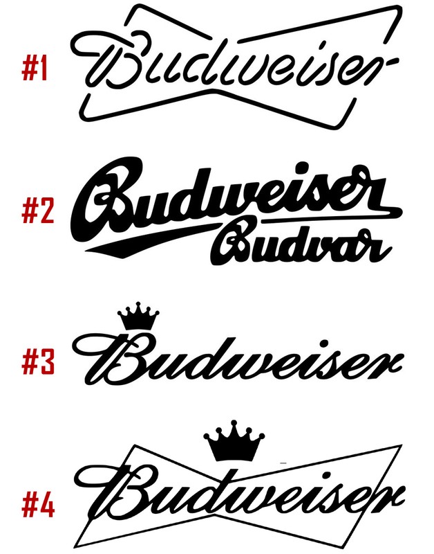 Budweiser Logo Vinyl Decal Sticker Window Storage Beer Breweriana USA Seller