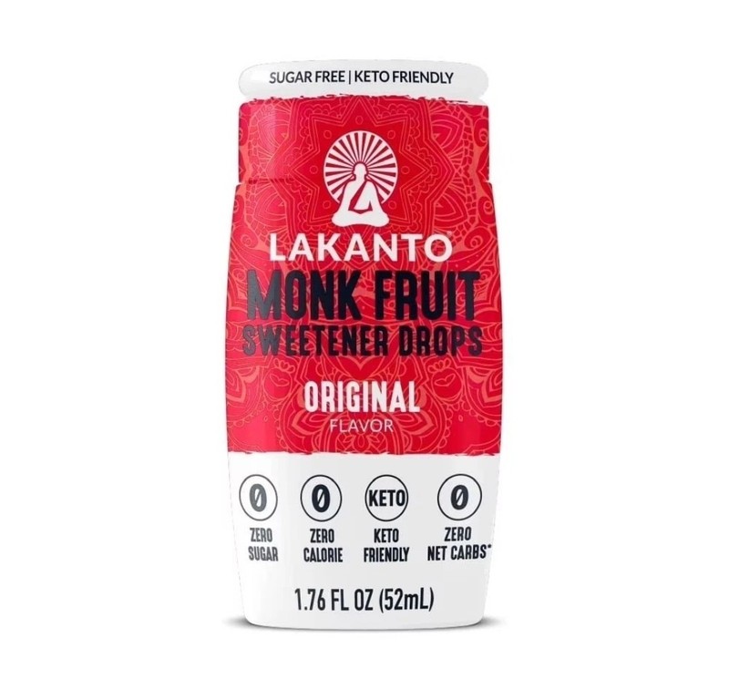 Lakanto Original Liquid Monk Fruit Extract Drops, 1.76 fl oz, 1 Count