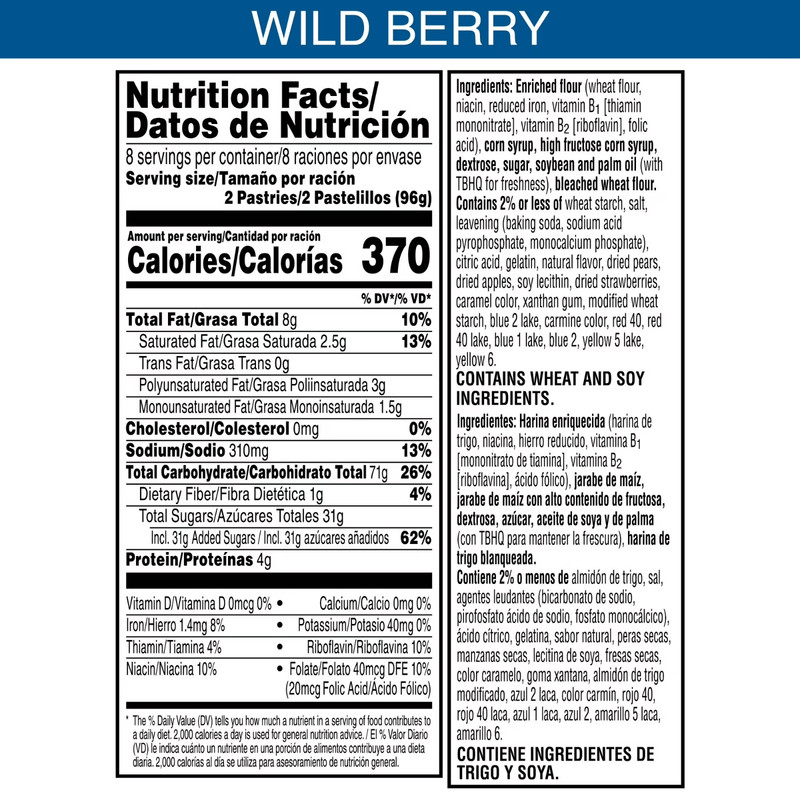 Pop-Tarts Frosted Wild Berry Toaster Pastries, 27 oz (16 Count) gallery