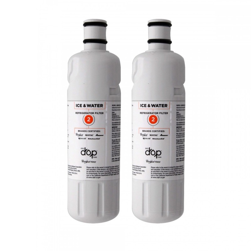 EveryDrop Whirlpool W10413645A EDR2RXD1 FILTER2 Refrigerator Water Filter 2 Pac