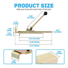 Flooring Jack Ratcheting Hardwood Plank Jack Installation Wood Floor Clamp Tool