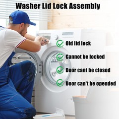 Lid Lock Switch Compatible with Whirlpool Maytag Washer W11307244 W10682535 Tool