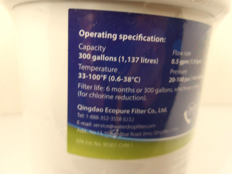 NEW!! Waterdrop Water Filter, Model: WD-F13, 6 Months or 300 Gallons gallery