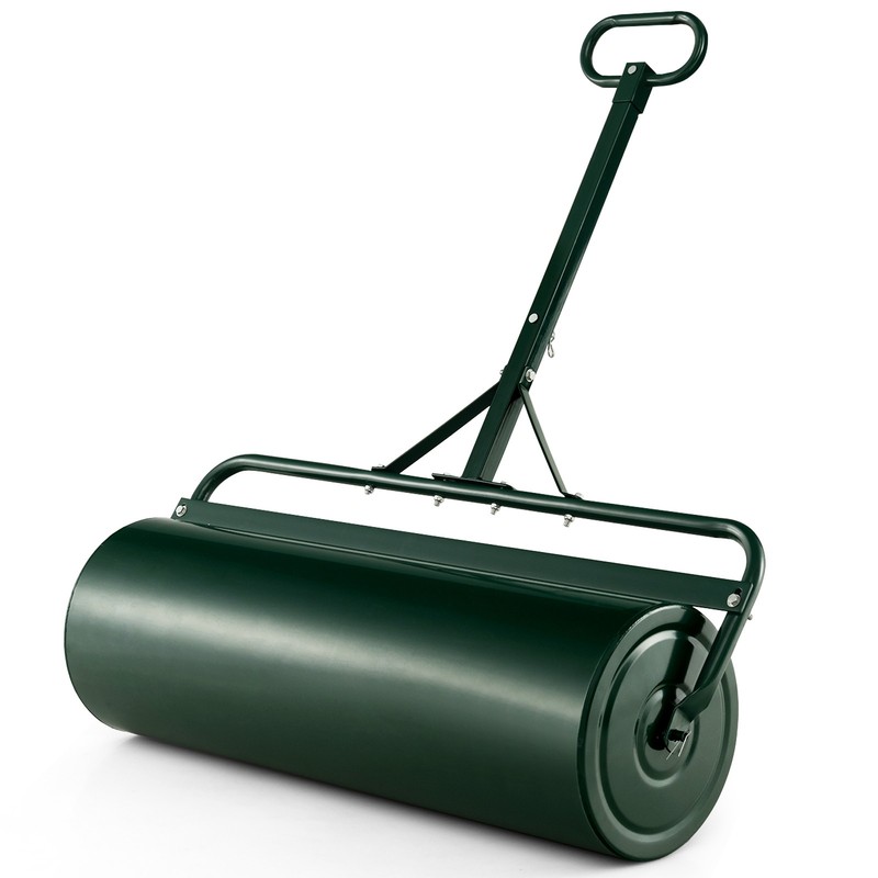 Lawn Roller Push/Tow Behind a Tractor Sod Drum Roller for Garden Yard Park Farm