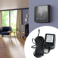 24V Power Supply Adapter Transformer W/ 26FT Wire Video Ring Doorbell 1/2/2 Pro
