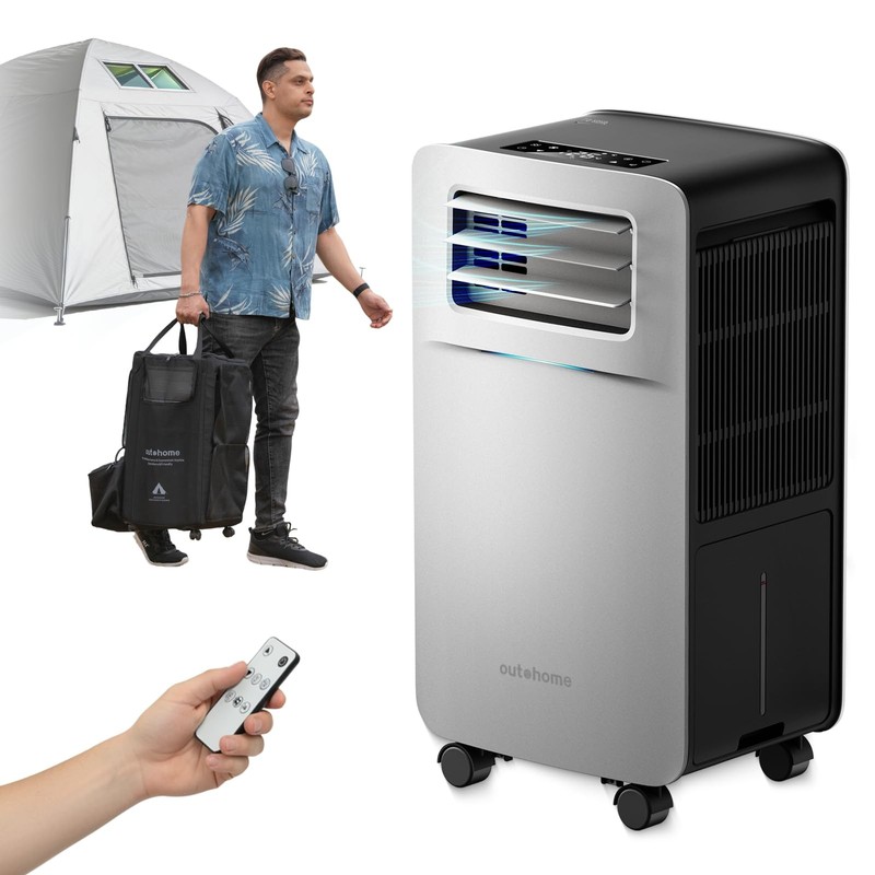 Fo-Koko 5200 Btu Portable Camping Air Conditioner 4-In-1 Quiet Small Ac Unit