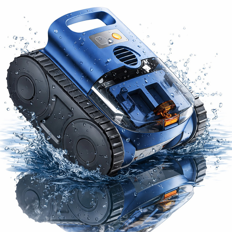 Cordless Robotic Pool Cleaner Wall Climbing for Inground/Above Ground Pools