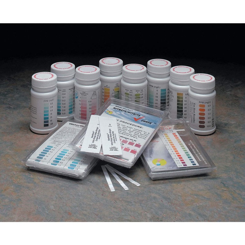 INDUSTRIAL TEST SYSTEMS 480008 Test , L,0 to 1,000 ppm Total Hard,PK50 3VEZ4