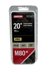 Oregon M80 Link Replacement Chainsaw Chain For 20-in 0.05-in Gauge .325 Pitch