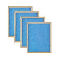 True Blue 20x25x1 Fiberglass Air Filter 4-Pack –FPR 1 MERV 2 Furnace HVAC Filter