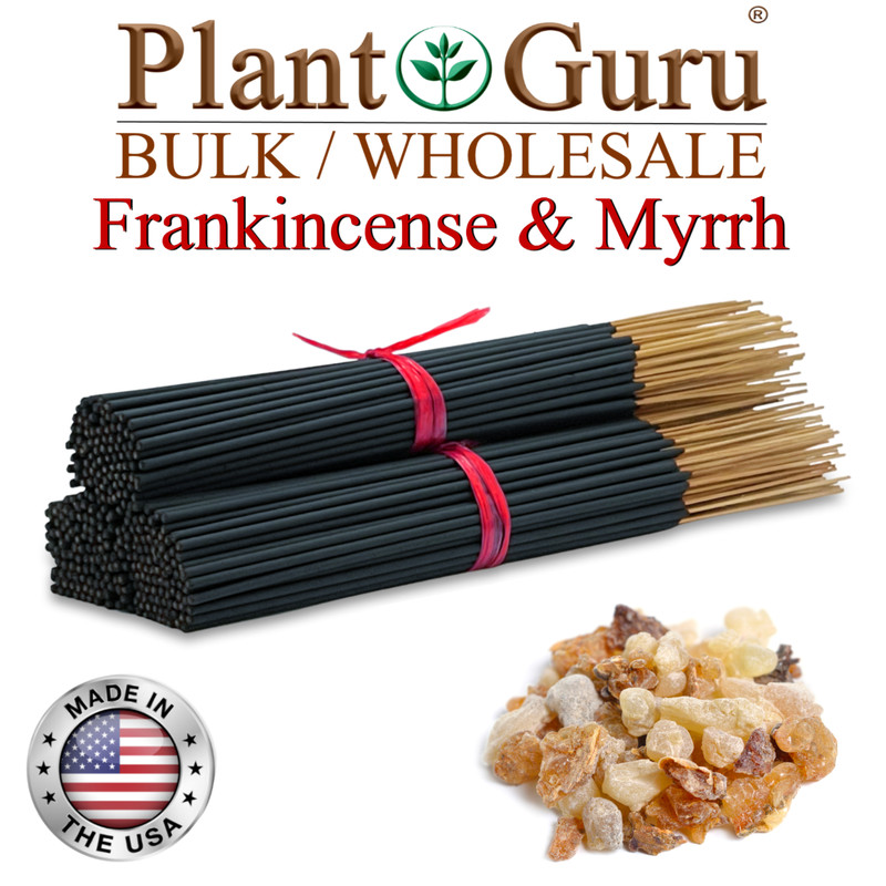 FRANKINCENSE AND MYRRH Incense Sticks 11″ Bulk Pack Wholesale Dipped Lot