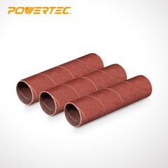 POWERTEC 4.5″ Long 120 Grit Sanding Sleeves 1″ Dia. – 3pcs (11212)
