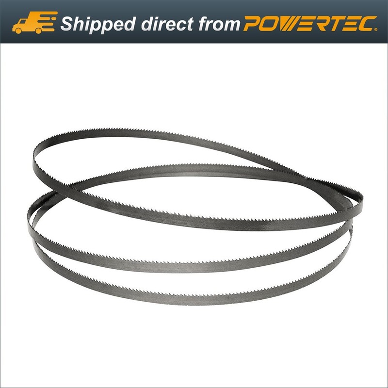 POWERTEC Band Saw Blade 62" x 1/2" x 14 TPI High Carbon Steel 13135