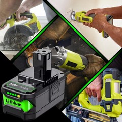 8Ah For RYOBI 18V 8.0Ah P108 High Capacity Battery 18 Volt Lithium-Ion One Plus