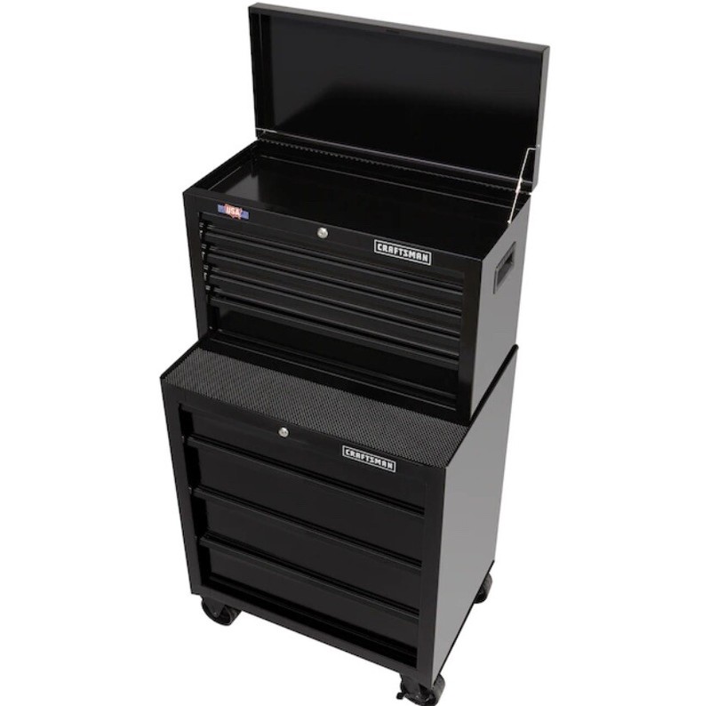 Craftsman 26" in 5-Drawer Steel Heavy-Duty Top Tool Chest Box Storage Cabinet gallery