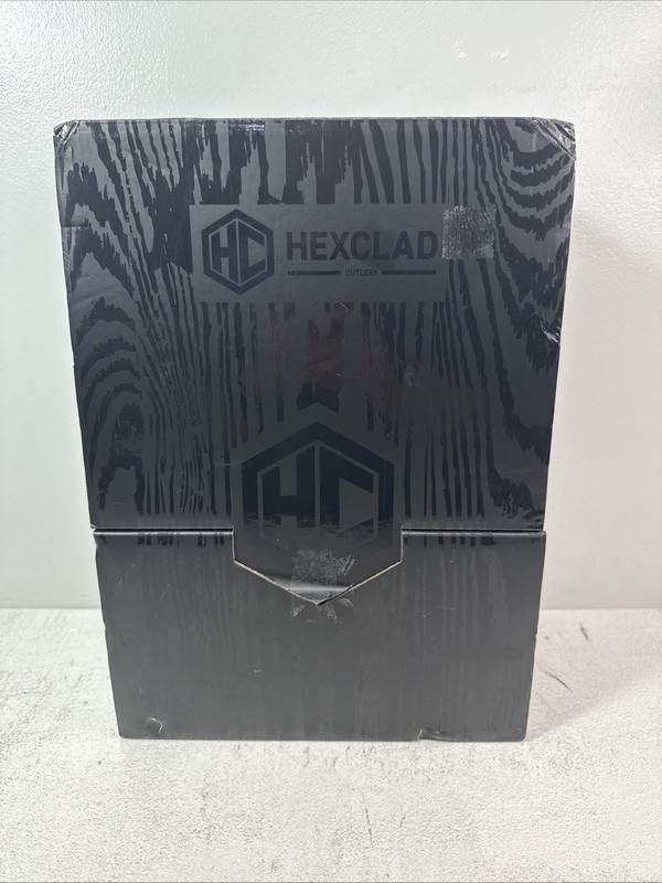 Hexclad Master Series 7-piece Magnetic Knife Block Set New in Box