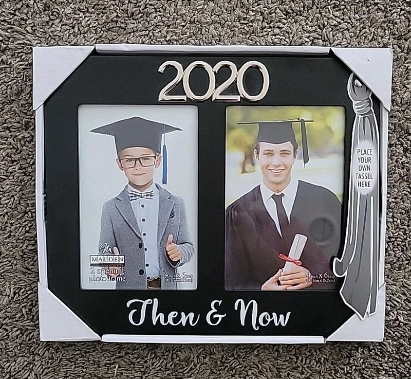 Malden 2020 Graduation Then & Now Frame With Tassel Holder