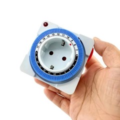 24Hours Timer Switch Plug in Mechanical Grounded Programmable Switch Socket