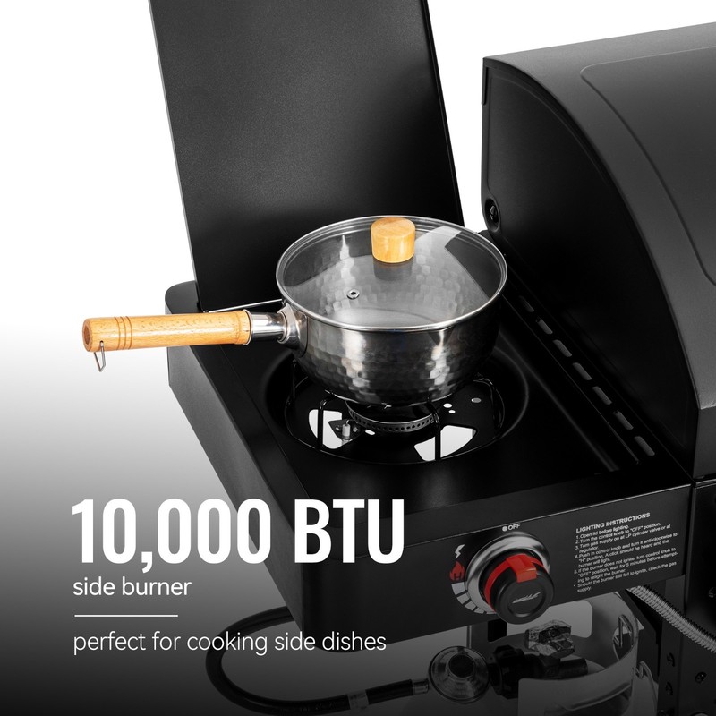 Royal Gourmet 2-Burner Gas and Charcoal Combo Grill gallery
