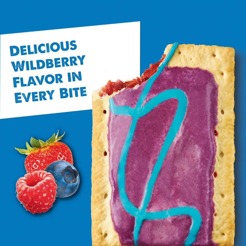 Pop-Tarts Frosted Wild Berry Toaster Pastries, 27 oz (16 Count) gallery