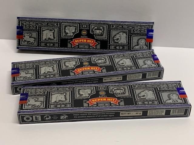 Satya Nag Champa SUPER HIT Incense Sticks 3 X 40 gram boxes (FREE SHIPPING)