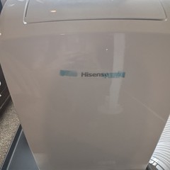 Hisense Portable Air Conditioner, White, Single Hose w/ Window Kit