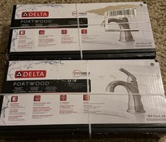 Portwood Single Hole Single-Handle Bathroom Faucet in SpotShield Brushed Nickel