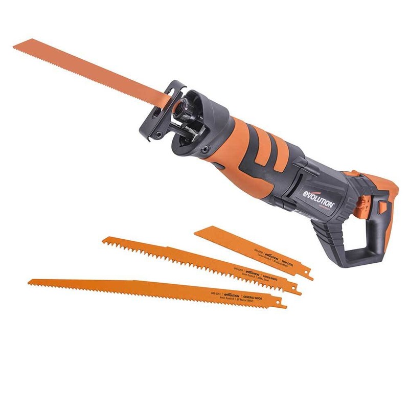 Evolution R230RCP – Reciprocating Saw with 4 Blades (Refurbished)