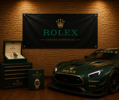 Decorative Banner for Rolex Watch Display Space 3x5Ft Polyester