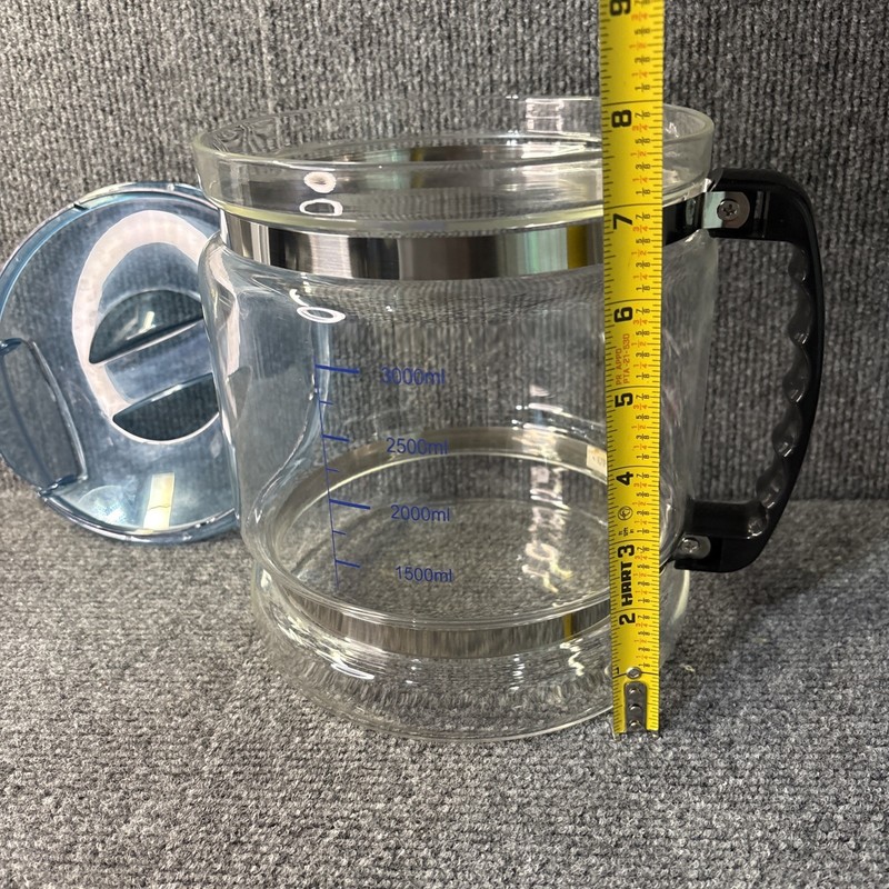 Glass Carafe 1 Gallon 4L Water Jar for Distiller Replacement Part Pot Container gallery