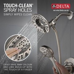 Delta Arvo Shower Rough&Trim 14S Spotshield Brushed Nickel-Certified Refurbished