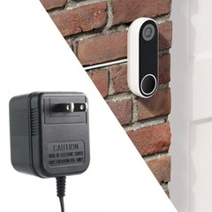 24V Power Supply Adapter Transformer W/ 26FT Wire Video Ring Doorbell 1/2/2 Pro