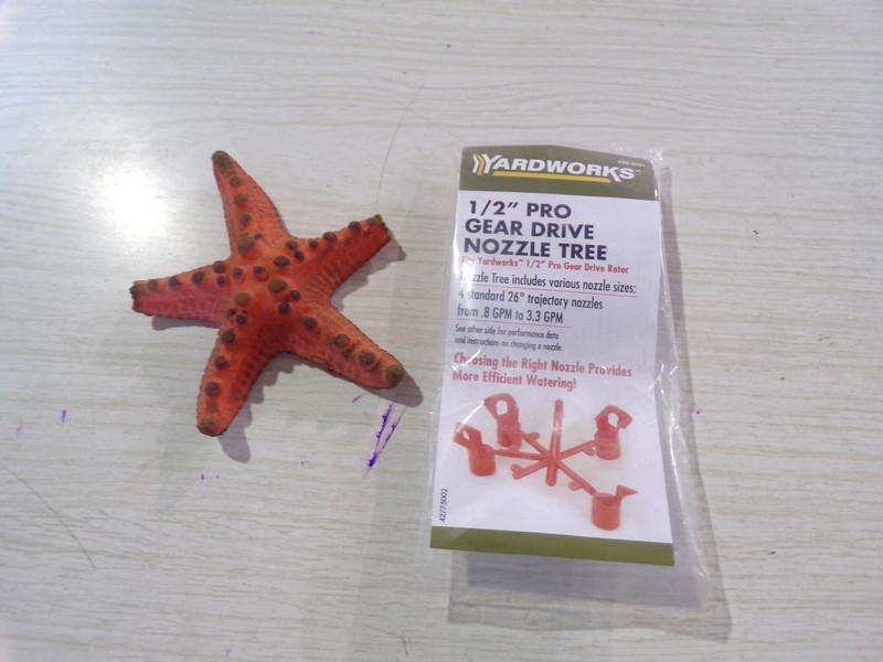 NEW Yardworks 690-2221 1/2″ Pro Gear Drive Nozzle Tree 42775002 *FREE SHIPPING*