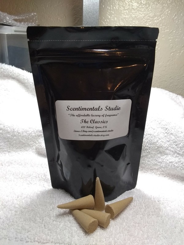 Large Natural Cones Variety Sampler 24 CT/4 Scent Hand Scented Scentimentals