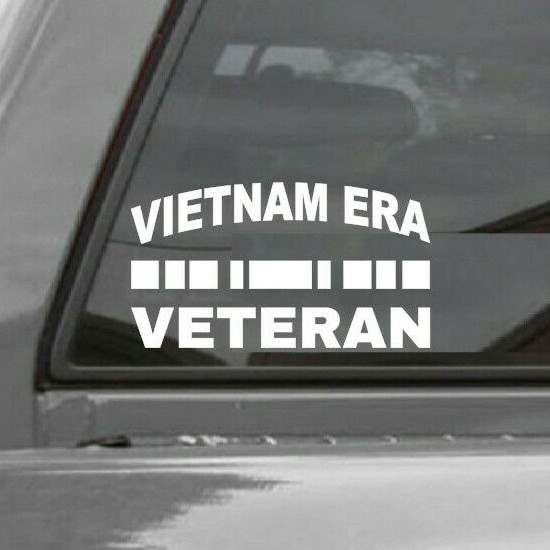 Vietnam Era Veteran Vinyl Window Decal Sticker